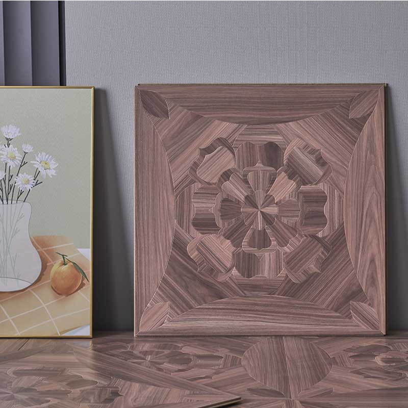 Lantai Parket Laminate Melengkung Rose Vintage
